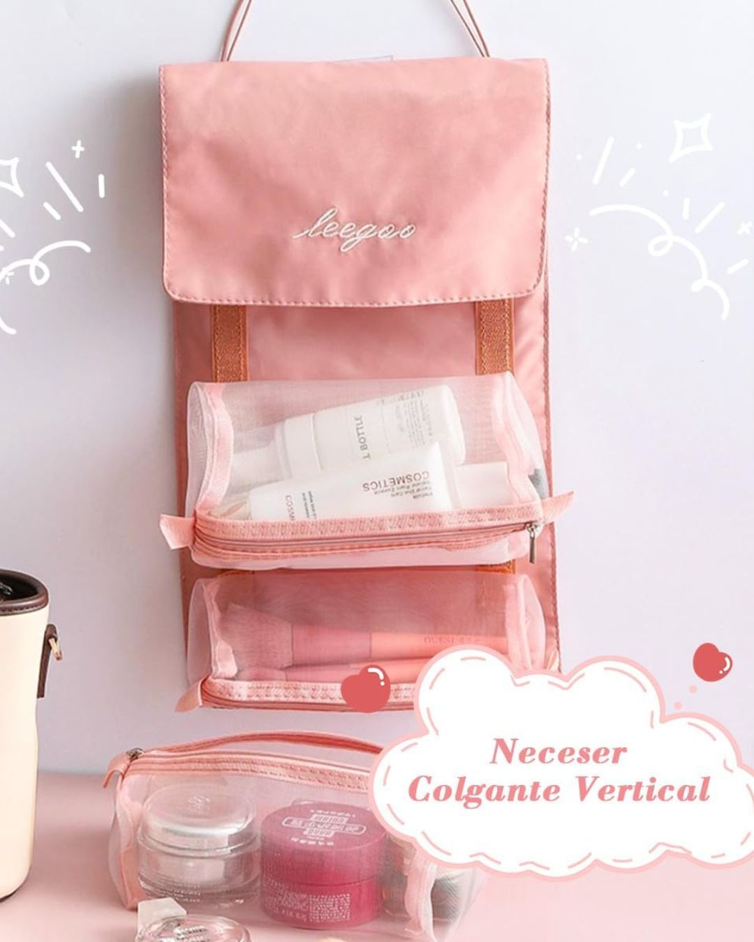 Neceser Blossom - Estuches Desmontables