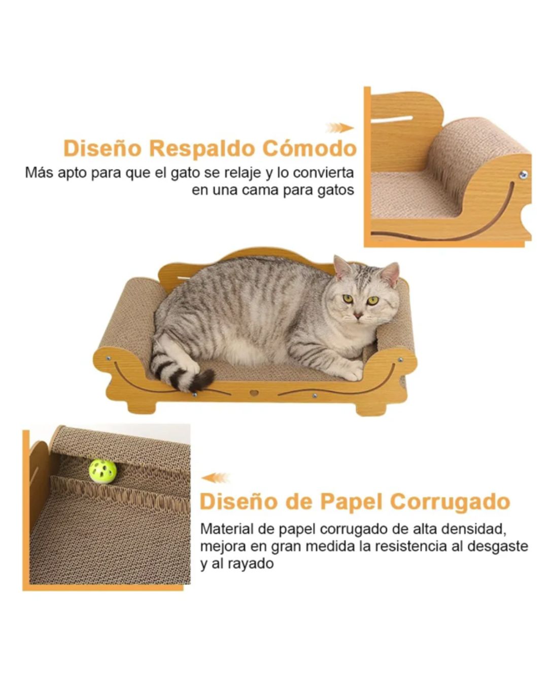 Rascador Sofá para Gatos