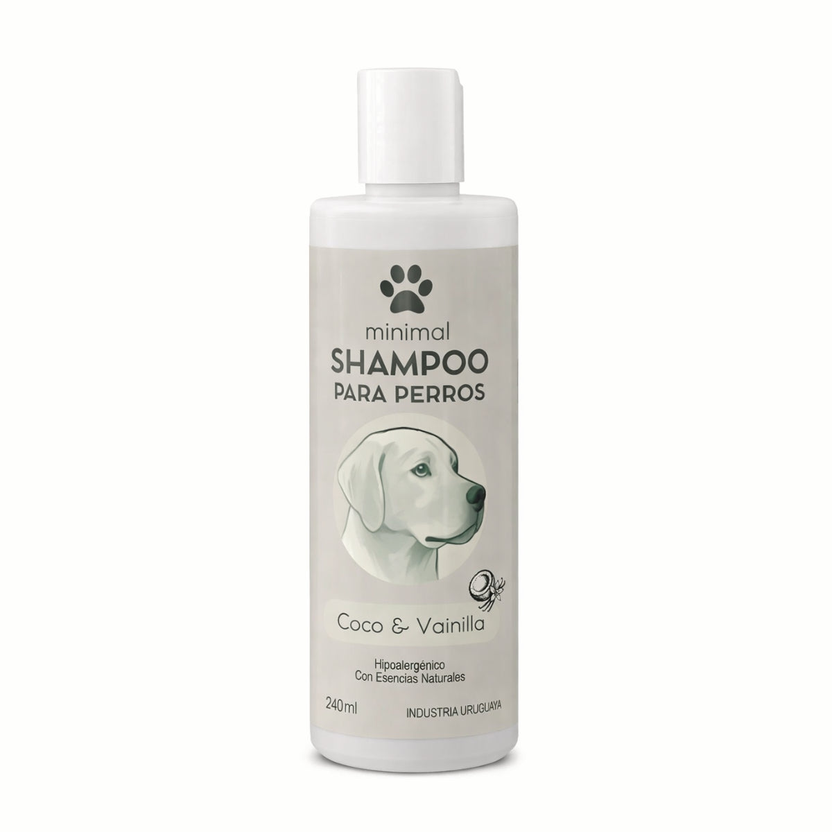 Shampoo para perros Minimal 240ml - Coco & Vainilla