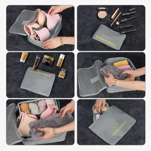 Set Organizadores Secret Pouch x6