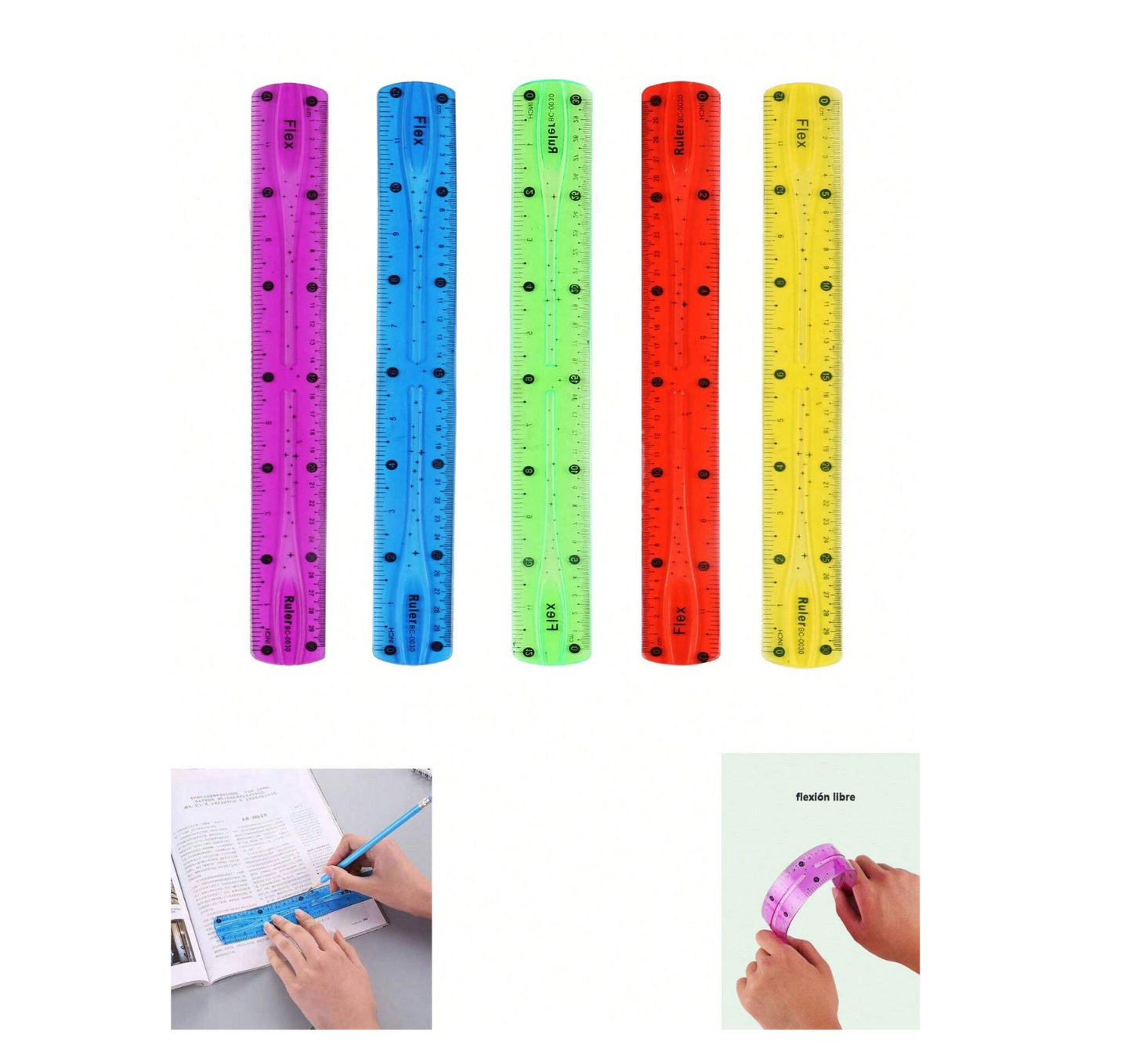 Regla Flexible 30cm