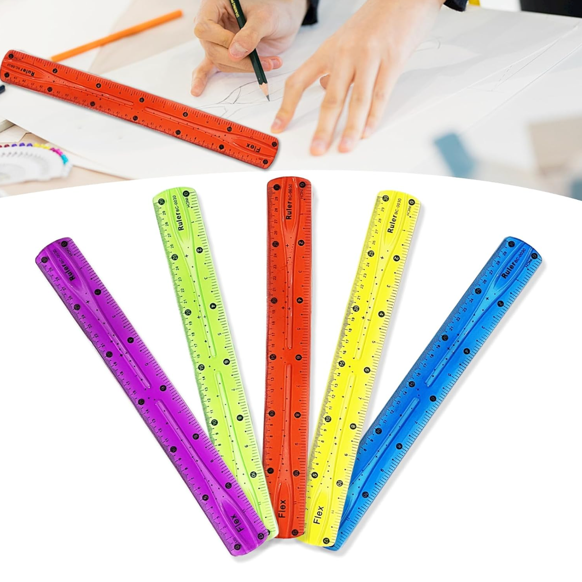 Regla Flexible 30cm