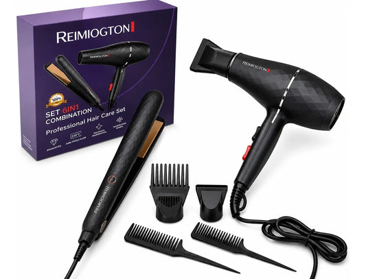 Set 6 En 1 Secador Planchita Reimiogton