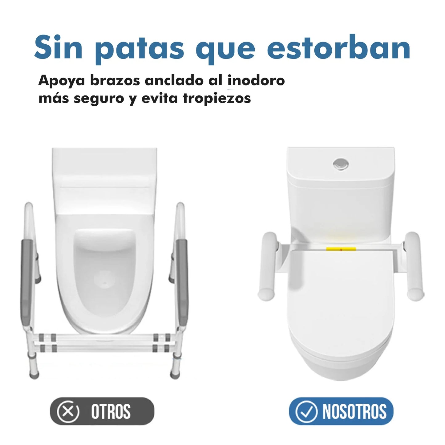 Brazos Auxiliares para Inodoro
