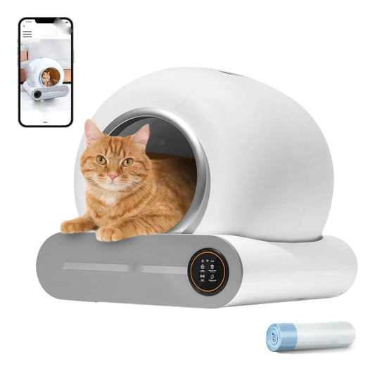Arenero Inteligente Automático Para Gatos con Aplicación Celular