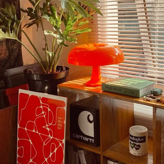 Lámpara Mushroom Lamp Naranja