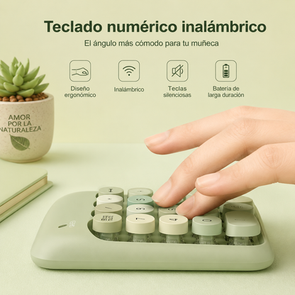 Teclado Numérico Inalámbrico