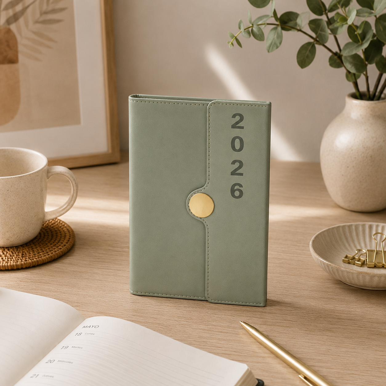 Agenda Diaria 2026 Tablet Belle