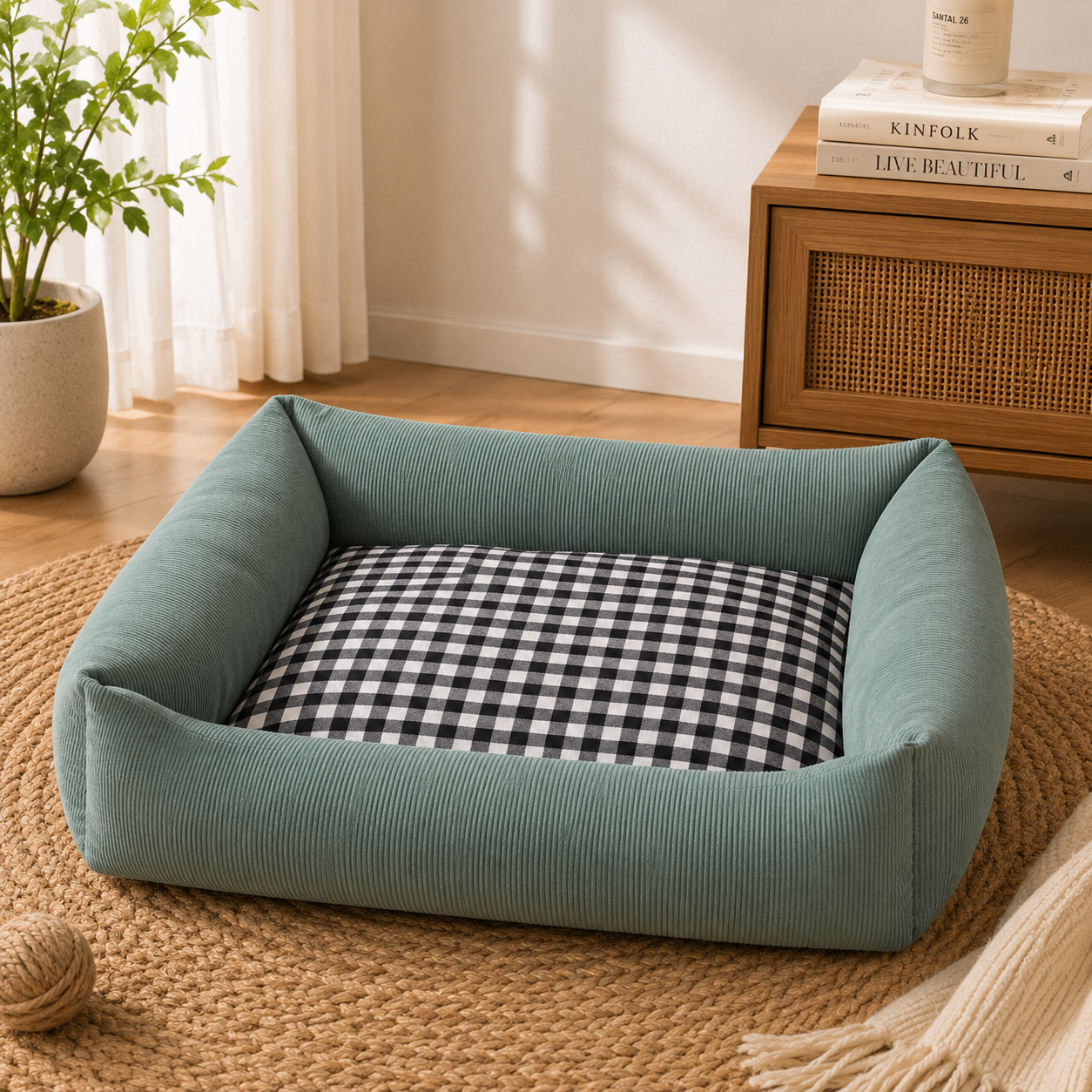 Cama para Mascotas - Gingham