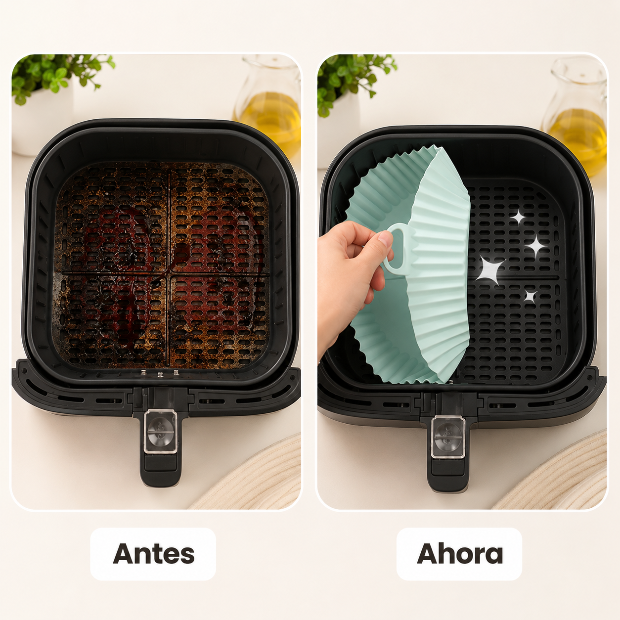 Set de Moldes de Silicona para Airfryer 6 Piezas