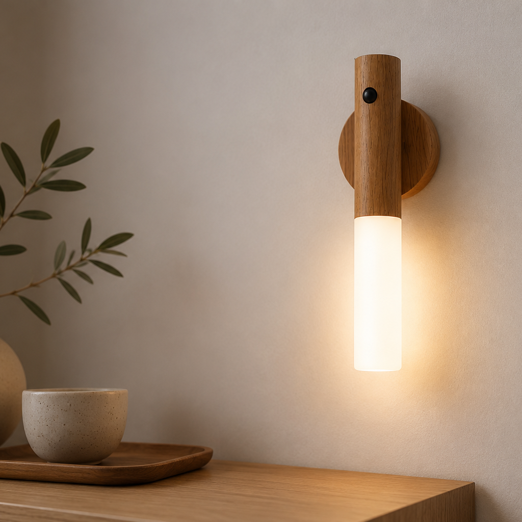 Lámpara LED Sensor De Movimiento Recargable Magnética