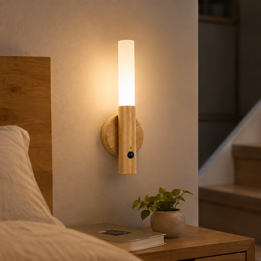 Lámpara LED Sensor De Movimiento Recargable Magnética