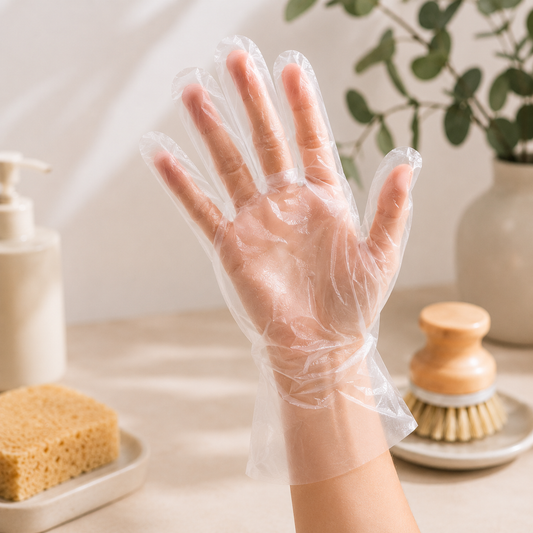 Guantes Descartables Multiusos Limpieza/Alimentos 100 Piezas