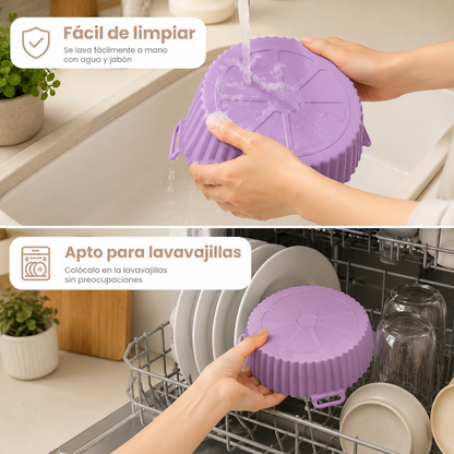 Set de Moldes de Silicona para Airfryer 6 Piezas