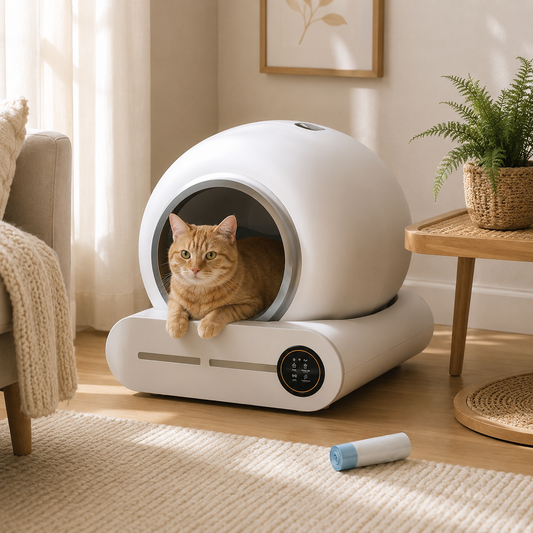 Arenero Inteligente Automático Para Gatos con Aplicación Celular