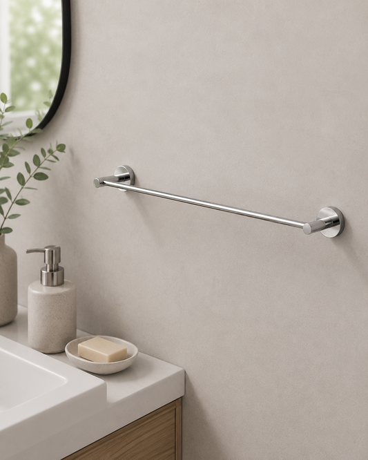 Toallero Barra Para Baño 60 Cm Cromado