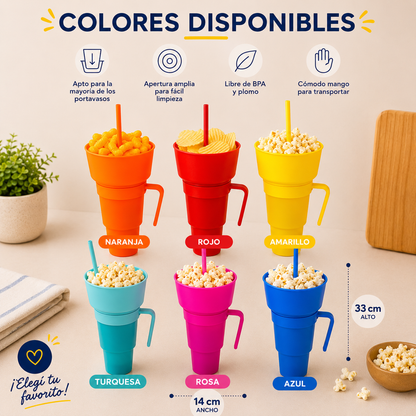 Vaso Viral Bebida + Snack