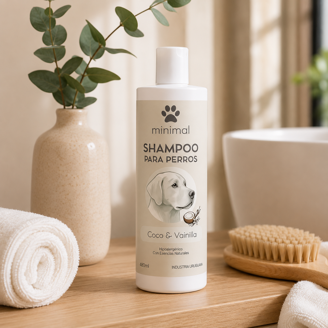Shampoo Hipoalergénico para Perros Minimal 480ml