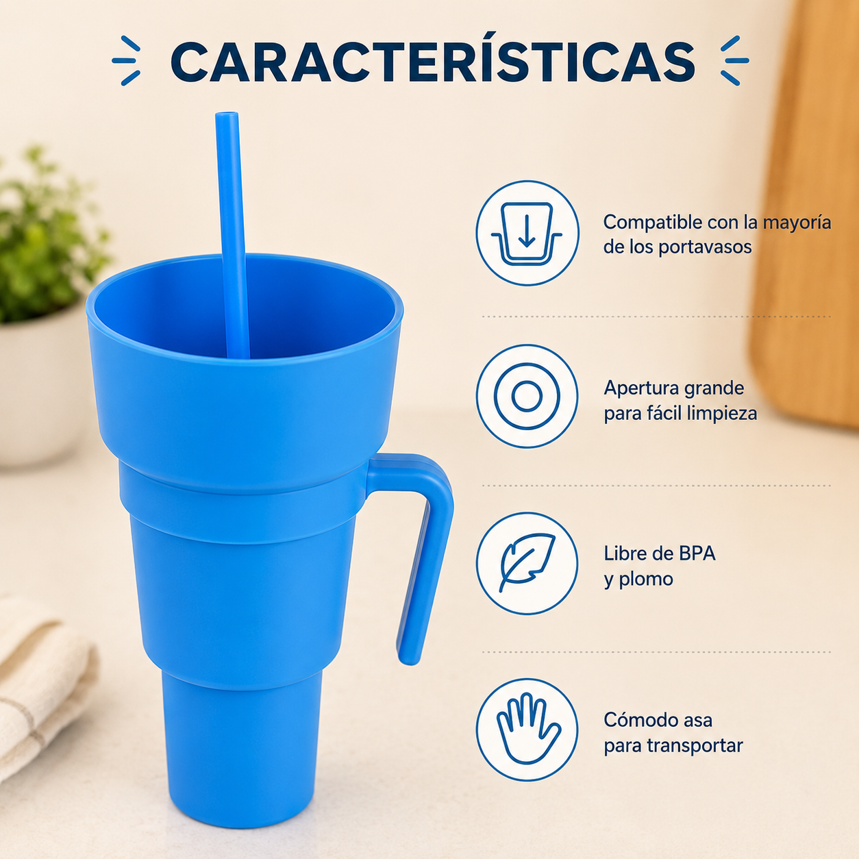 Vaso Viral Bebida + Snack