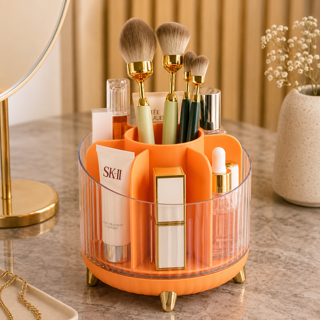 Organizador Giratorio De Maquillaje & Papeleria