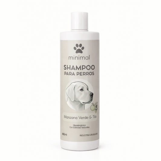 Shampoo para perros Minimal 480ml - Manzana Verde & Tilo