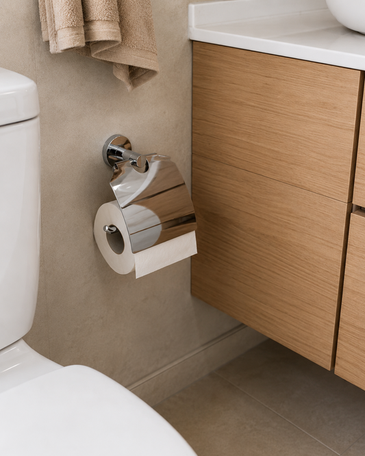 Portarollo De Papel Higiénico Para Baño De Acero Inoxidable