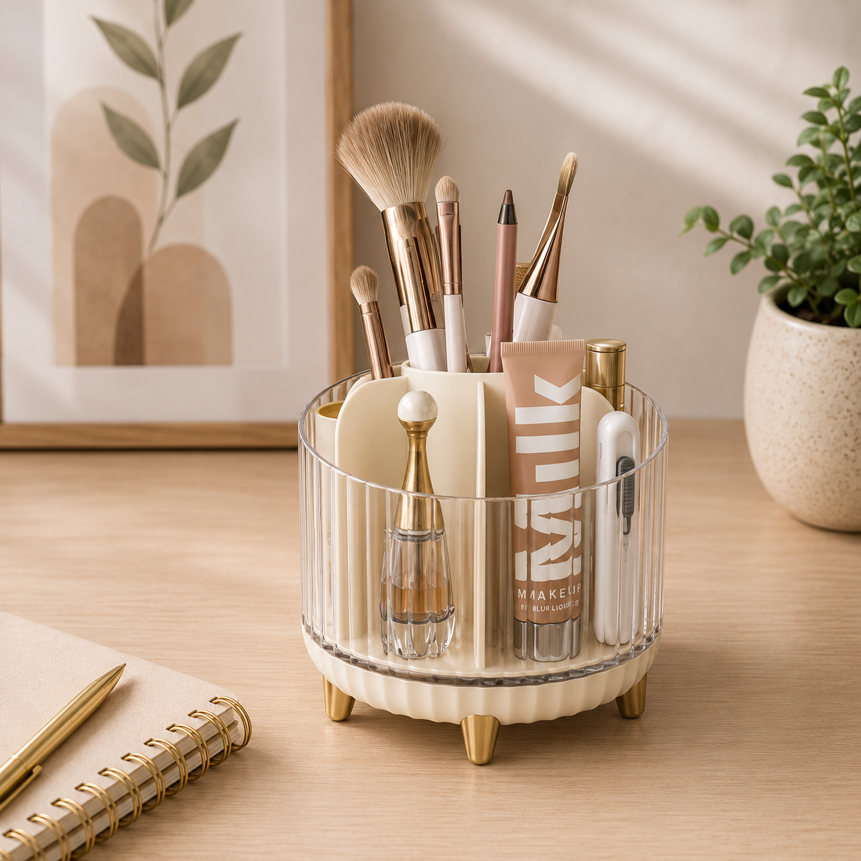 Organizador Giratorio De Maquillaje & Papeleria