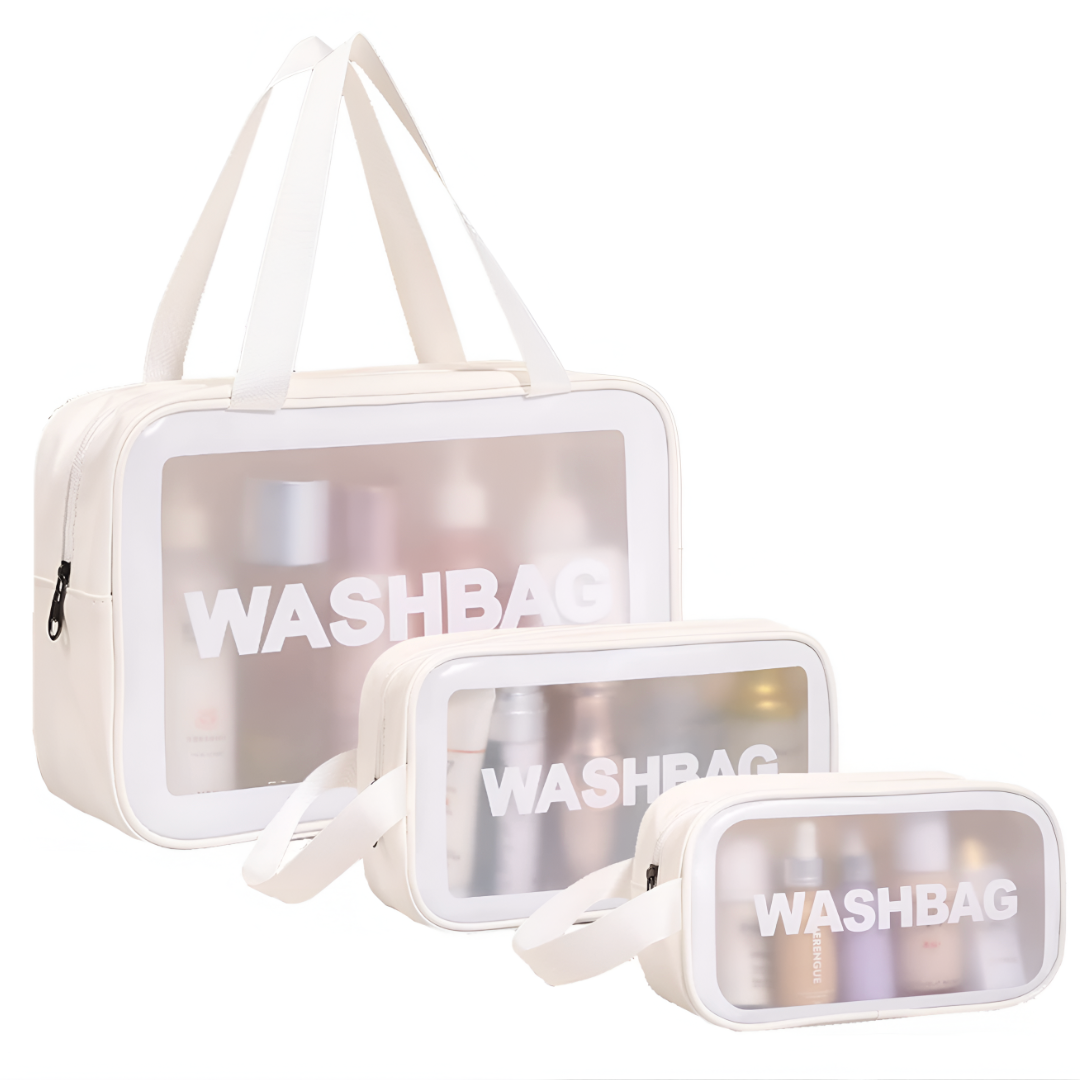 Set Washbag Neceser Impermeable - 3 Piezas