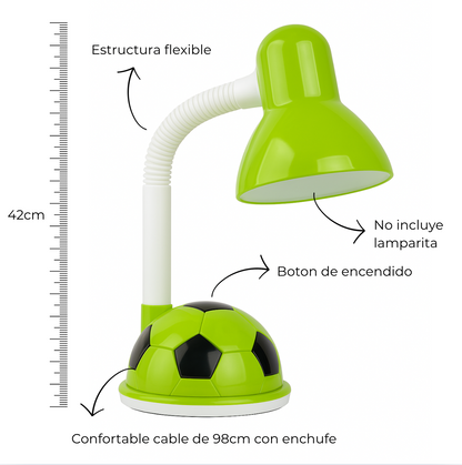 Lámpara de Escritorio Diseño Pelota