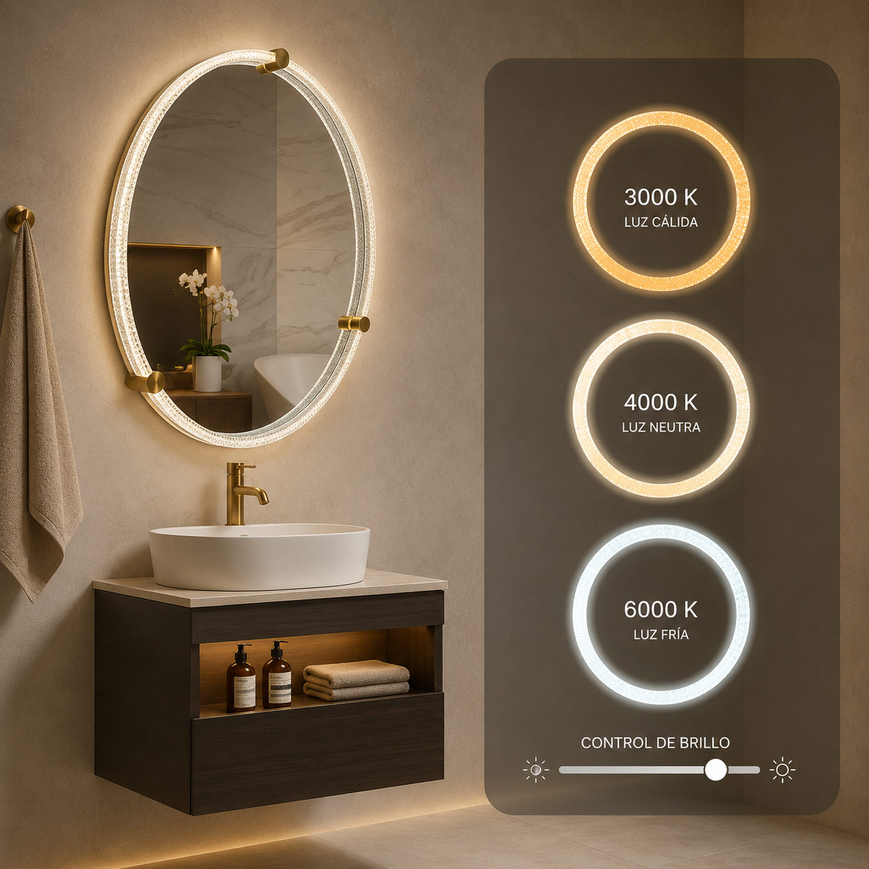 Espejo Led Luxa Premium