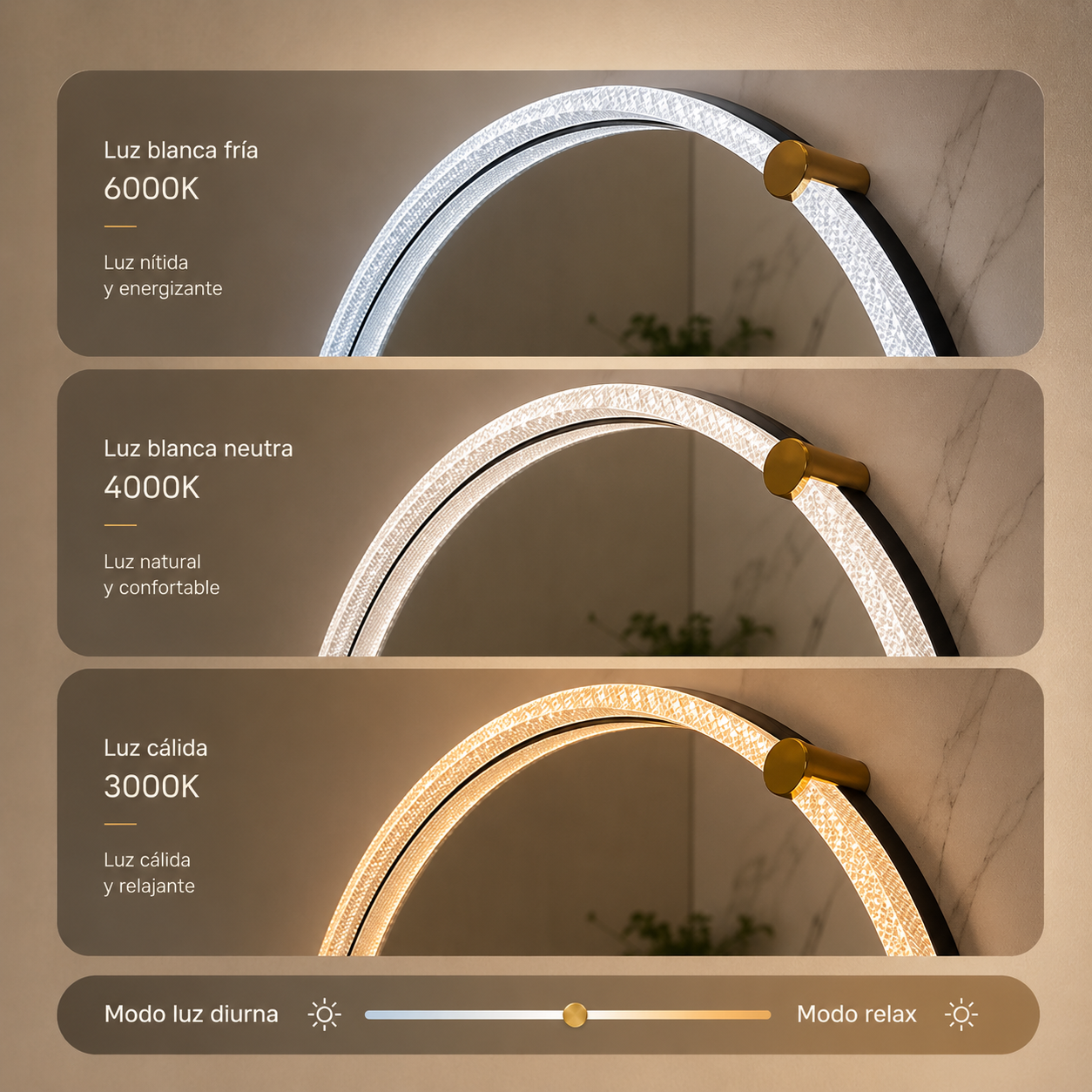Espejo Led Luxa Premium