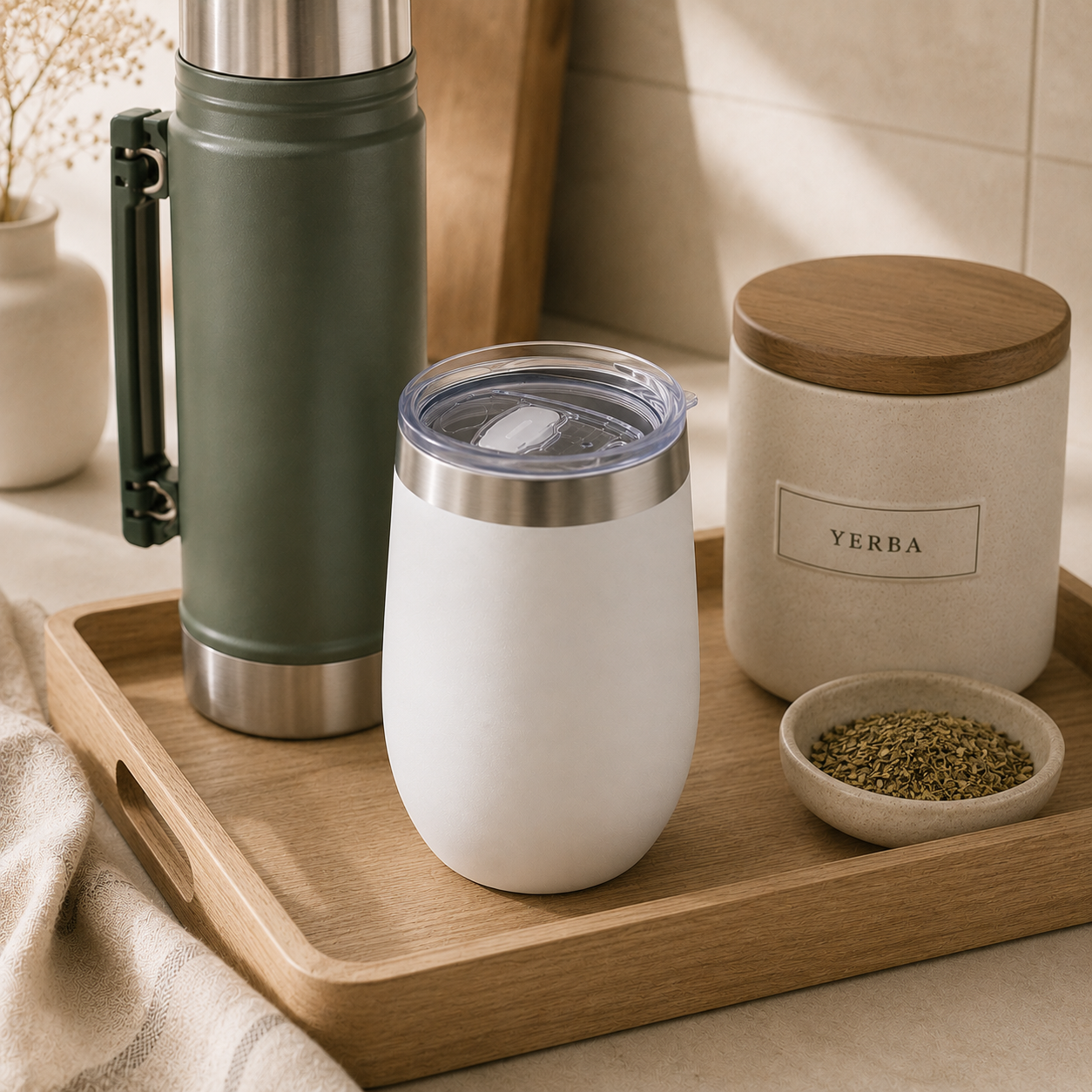 Vaso Térmico de Acero Inoxidable con Tapa Hermética 360ml