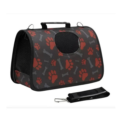 Bolso Transportador Para Mascotas 35 X 23 X 15cm Gris Oscuro