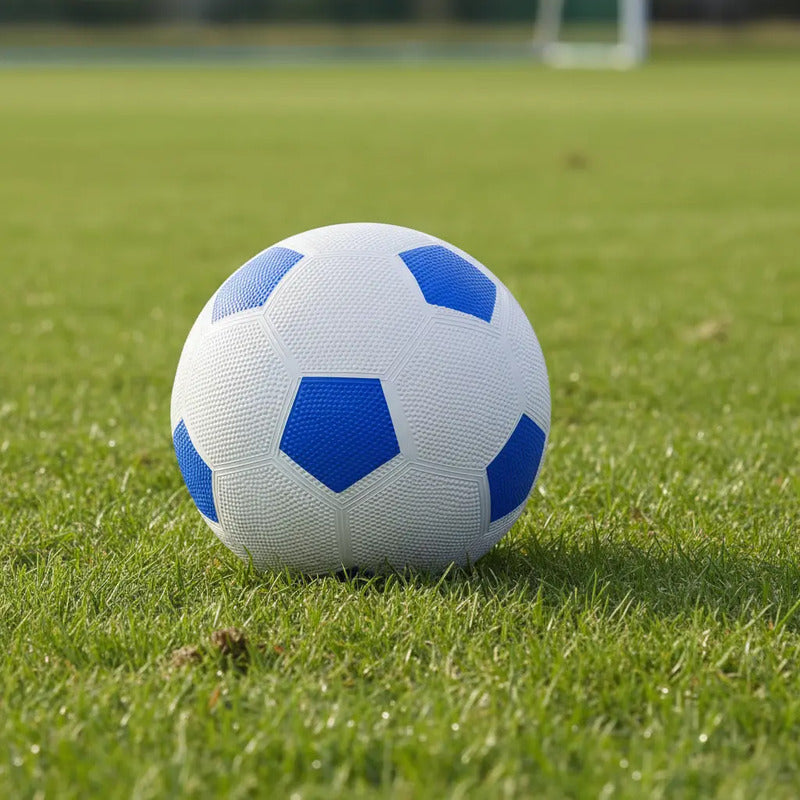 Pelota De Fútbol Clásica De Goma N°5 Azul
