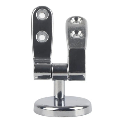 Herraje Metalico Para Tapa Inodoro Juego Bisagra Plateado