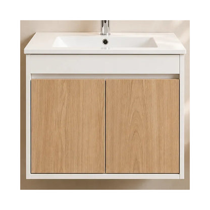 Mueble De Baño Colgante Con Bacha 2 Puertas 60cm