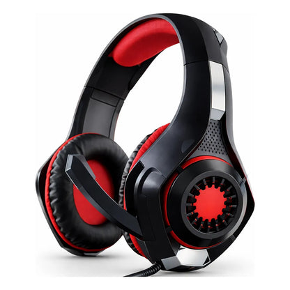 Auriculares Gamer Bass Hd Gaming Headset Para Videojuegos Negro