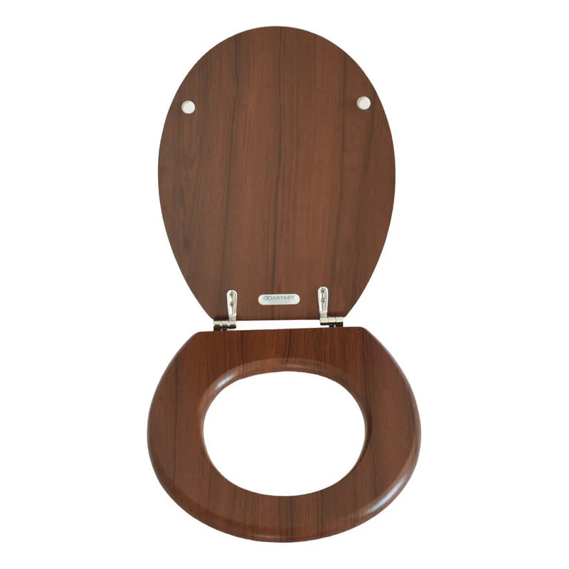 Tapa Asiento De Inodoro Water Mdf Madera Tabaco