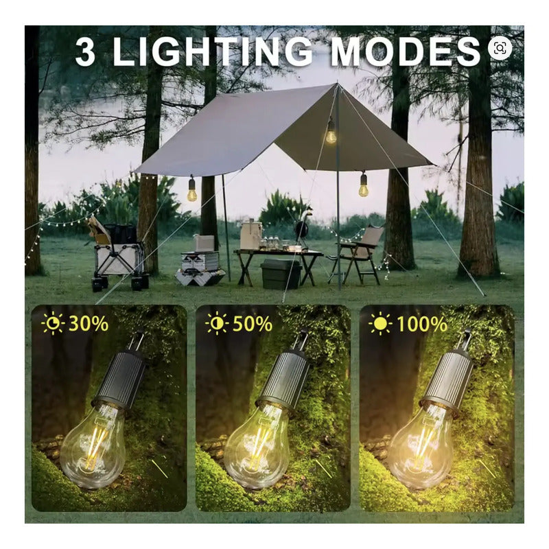 Lámpara Led Portátil Recargable para Camping