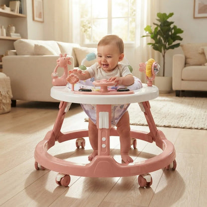 Andador Para Bebé Con Juegos Y Actividades Rosa