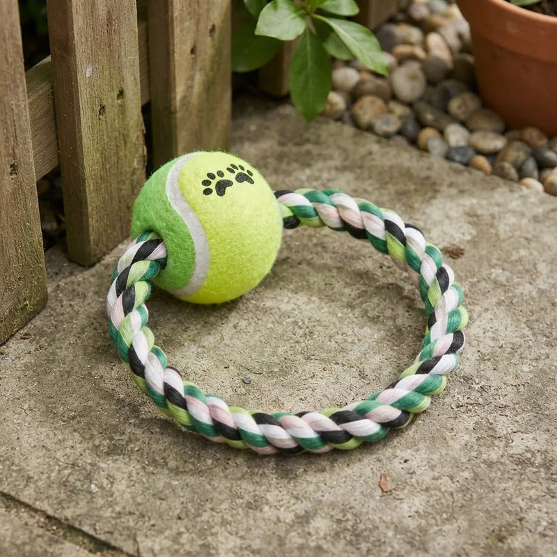 Pelota Interactiva Para Perro Y Gato Aro Verde