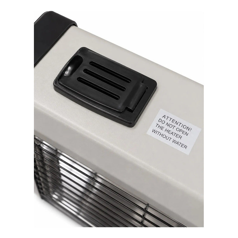 Estufa Eléctrica Nevaeh Lx-2820 1500w Con Humidificador Gris