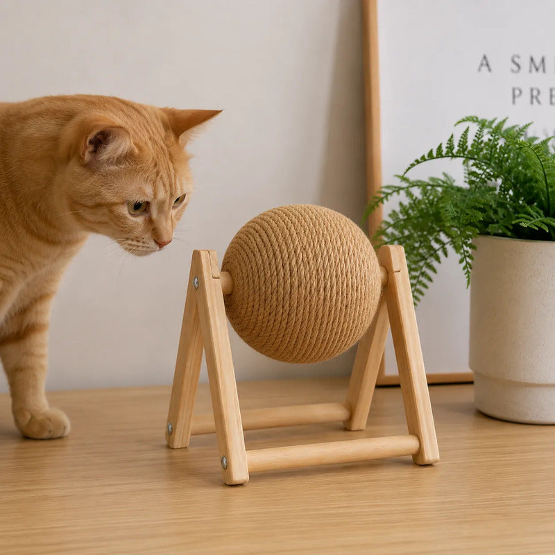 Minimal Rascador Para Gatos Funcional Y Estilizado Madera