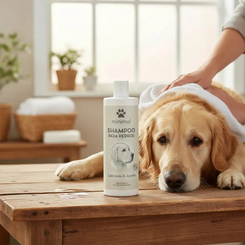 Shampoo Para Perros Minimal 480ml Caléndula Y Azahar
