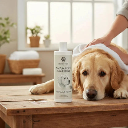 Shampoo Para Perros Minimal 480ml Caléndula Y Azahar