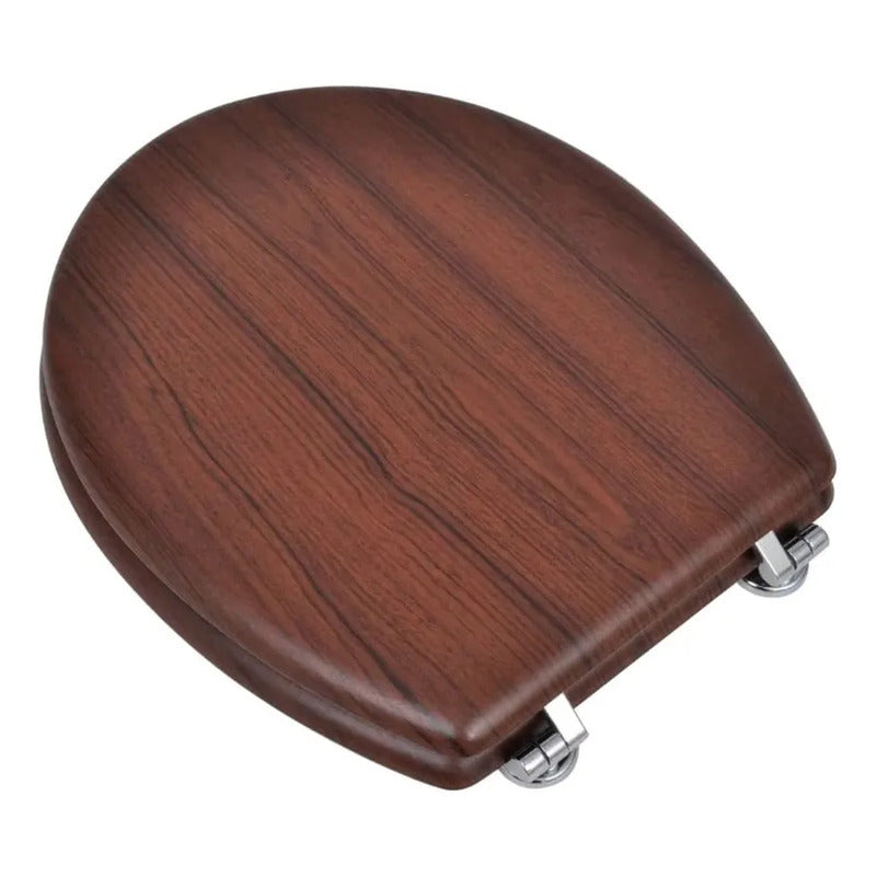 Tapa Asiento De Inodoro Water Mdf Madera Tabaco