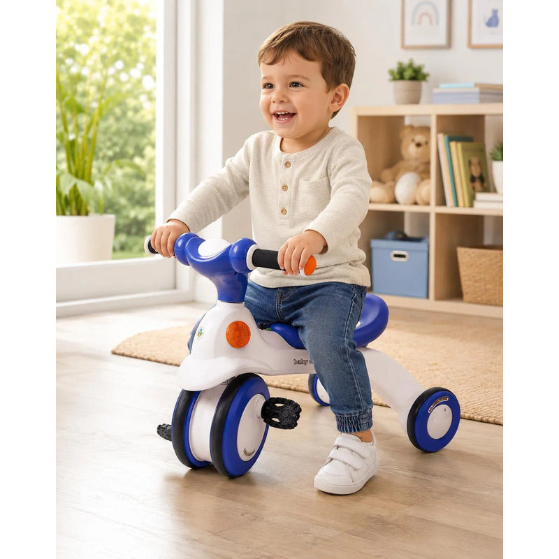 Triciclo Infantil Niños 3 Ruedas Baby Carriage Con Pedales Azul