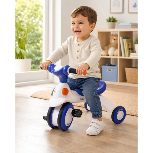 Triciclo Infantil Niños 3 Ruedas Baby Carriage Con Pedales Azul