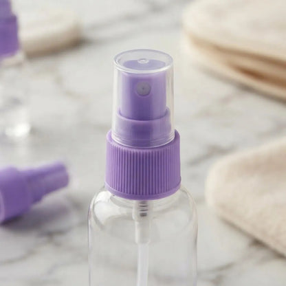 Set De Botellas De Viaje 7 Piezas Para Cosmet Violeta