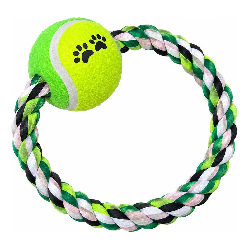 Pelota Interactiva Para Perro Y Gato Aro Verde